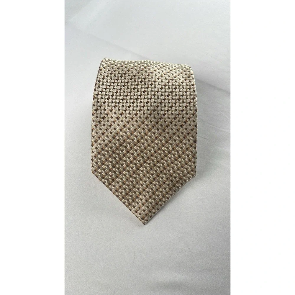 Joseph Addo 100% Silk Handmade Gold Tie Designed in Italy‎